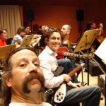 "Soundcheck on same stage as L. A. Philharmonic"