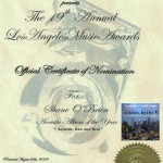 "Los Angeles Music Awards 2009_ Nominatio_Acoustic Album of the Year"
