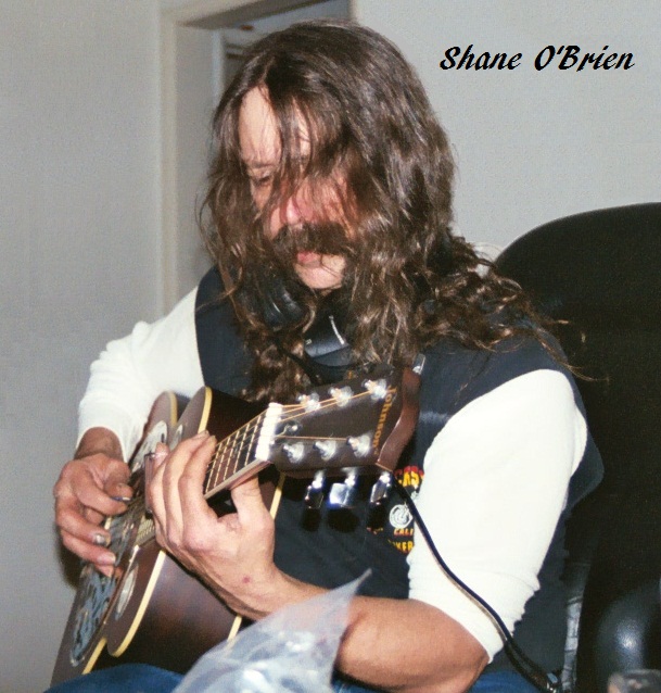 Shane O'Brien during session in 2003 Shane O'Brien Guitaist and Vocalist for O'Briens Edge since day 1 in 2000