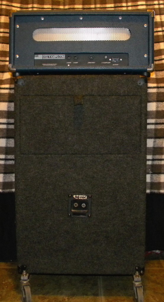 UGLY-18 Tube Amp and TUBE WORKS Speaker Cabinet _ Rear Views