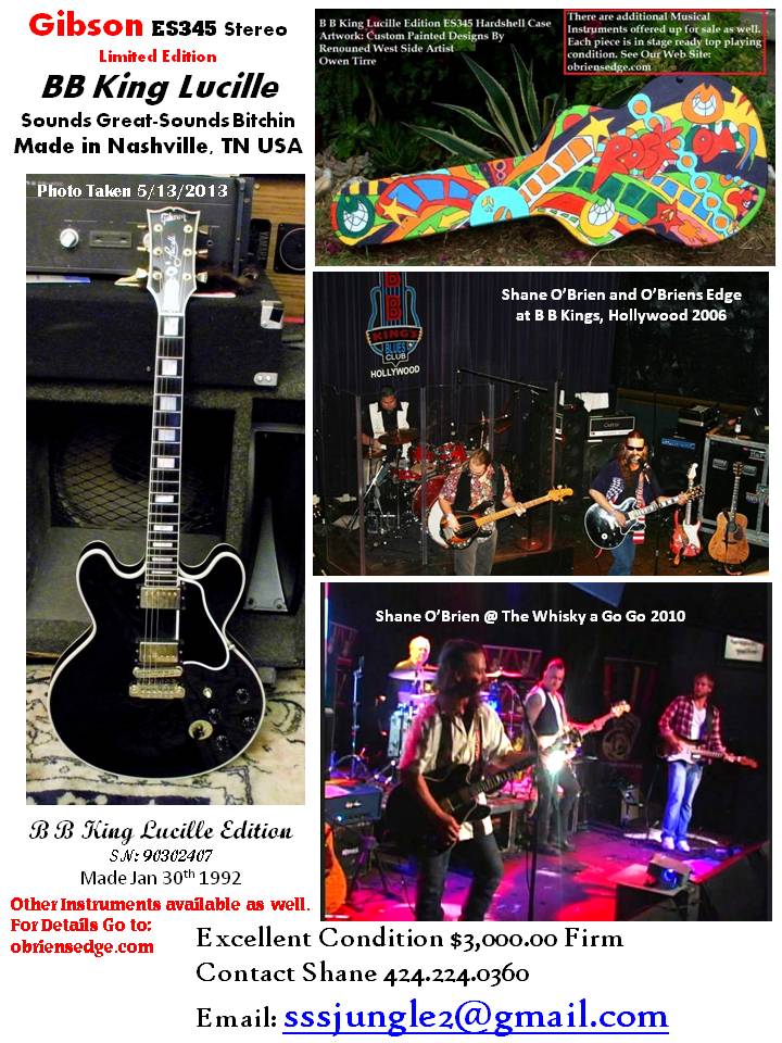 Gibson ES345 B B King Lucille Edition 1992